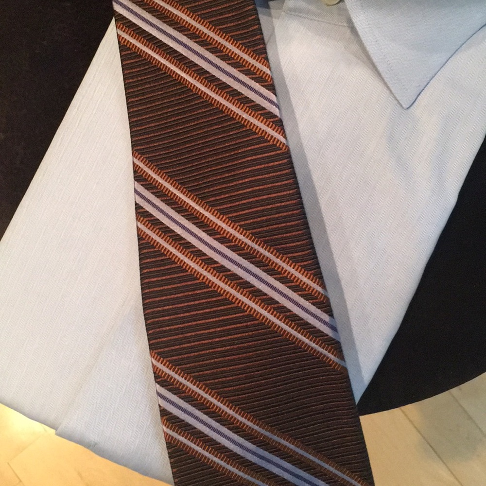Robert Talbott silk tie.